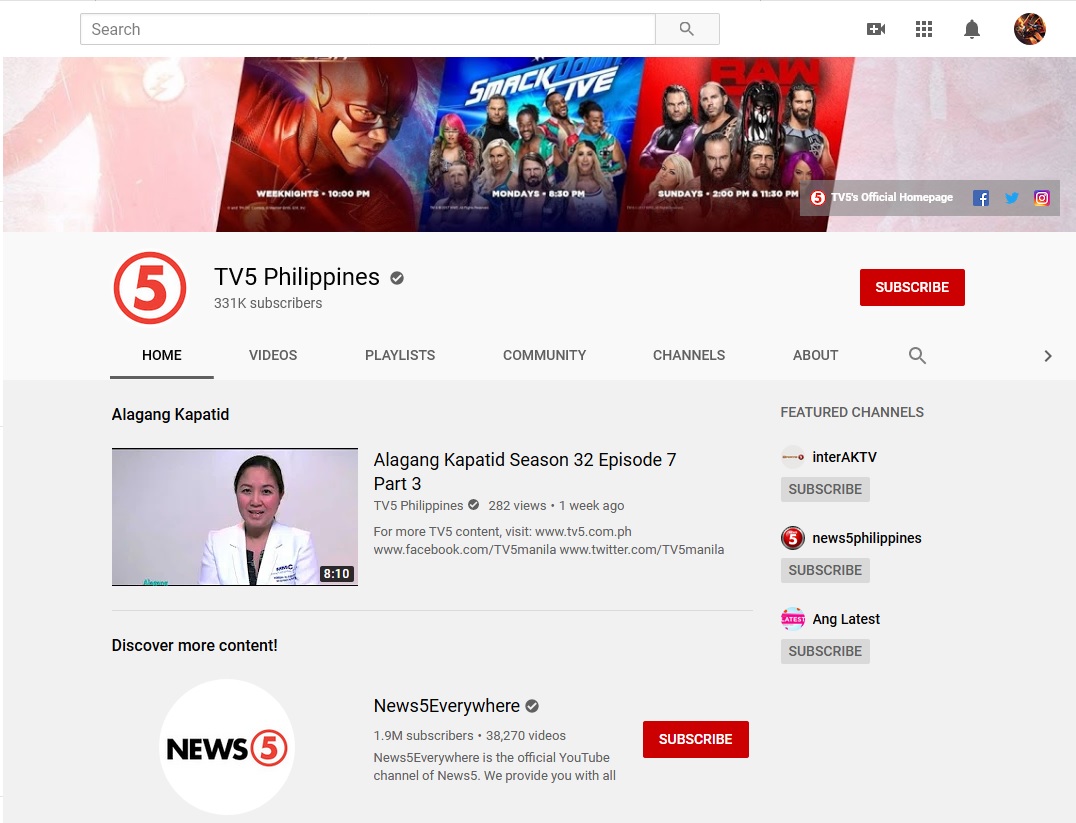 TV5 Philippines One TV Rebrand Relaunch