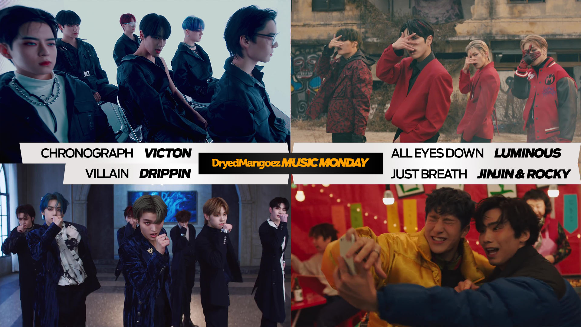 Music Monday, January 24, 2022 (Part 2) – VICTON, LUMINOUS, DRIPPIN, ASTRO’s Jinjin & Rocky
