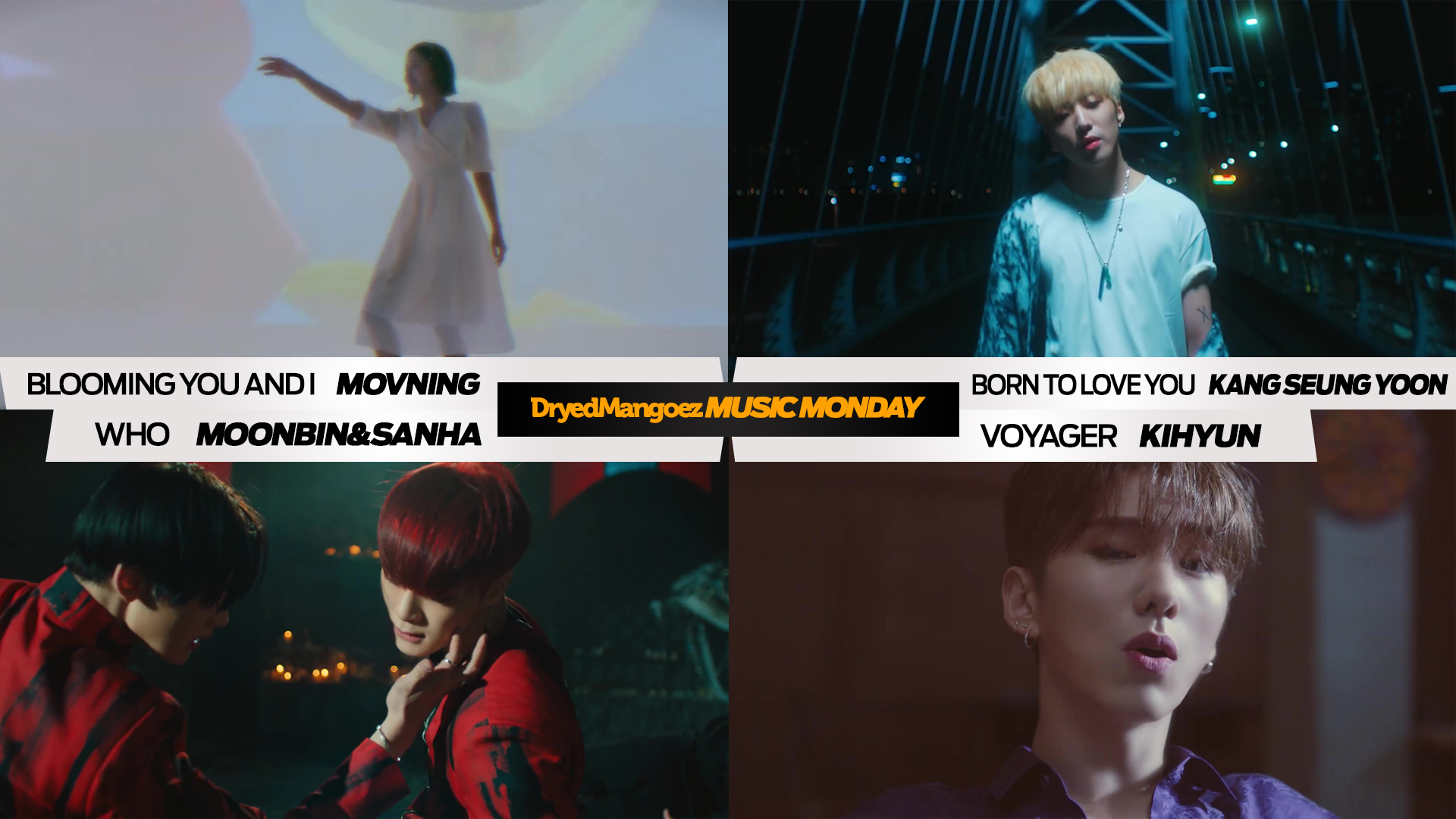 Music Monday, March 21, 2022 (Part 2) – MOVNING, Kang Seung Yoon, Moonbin & Sanha, Kihyun