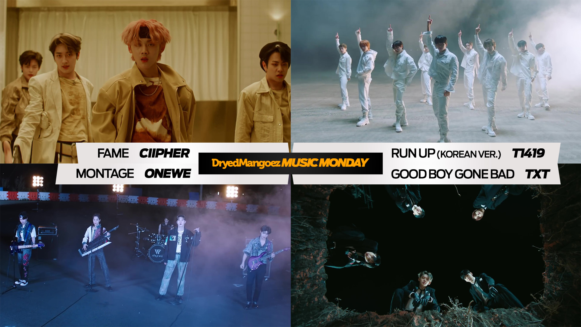 Music Monday, May 16, 2022 – Ciipher, T1419, ONEWE, TXT