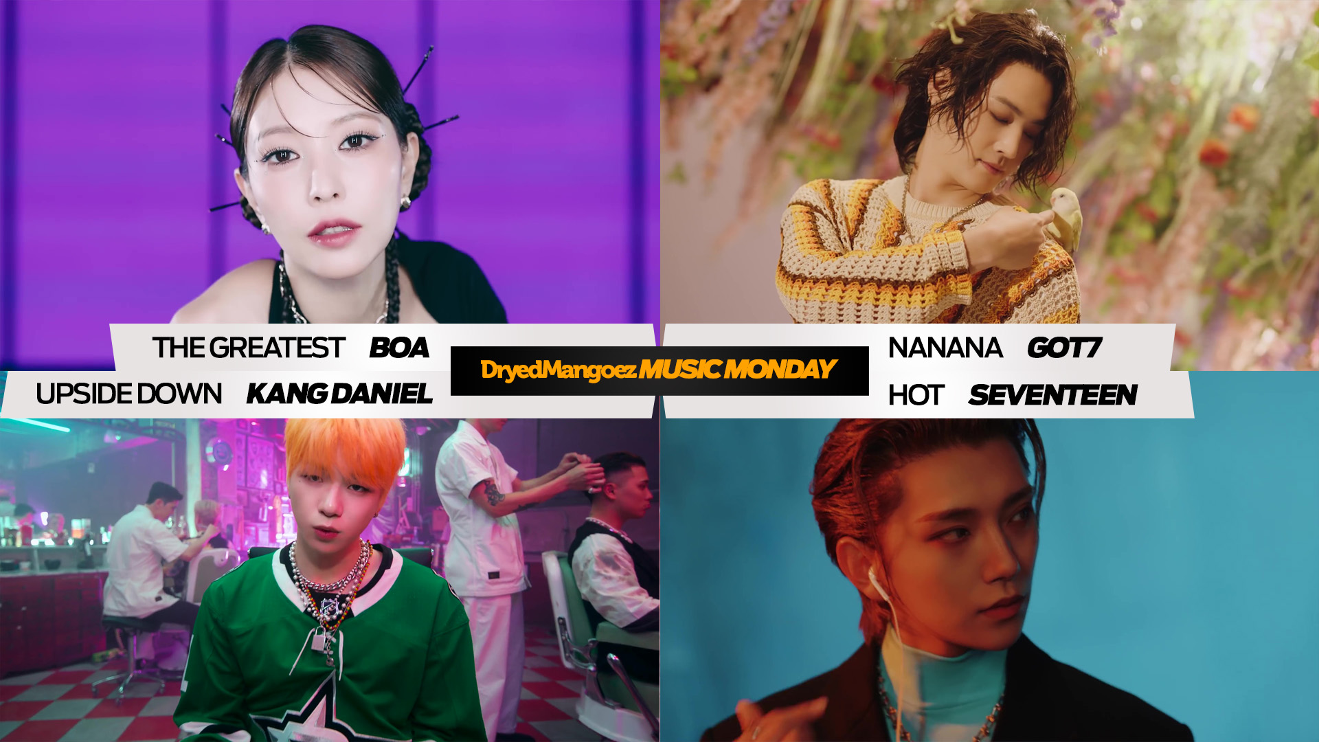 Music Monday, May 30, 2022 – BoA, GOT7, Kang Daniel, SEVENTEEN