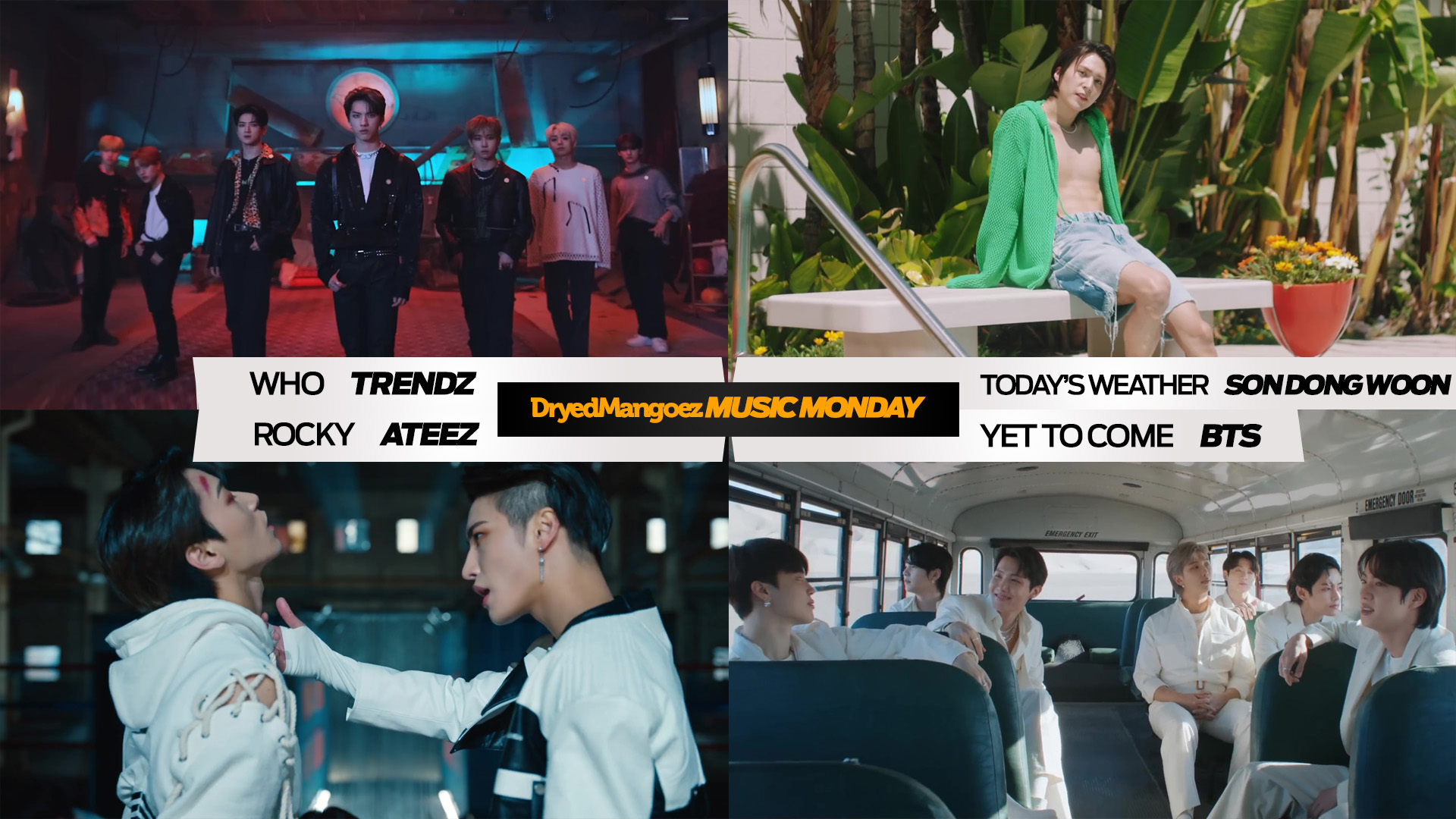 Music Monday, June 13, 2022 – TRENDZ, Son Dong Woon, ATEEZ, BTS