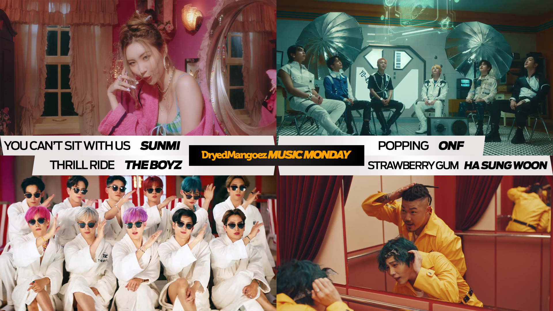 Music Monday, August 9, 2021 (Extra) – Summer Fun with Sunmi, ONF, The Boyz, Ha Sung Woon