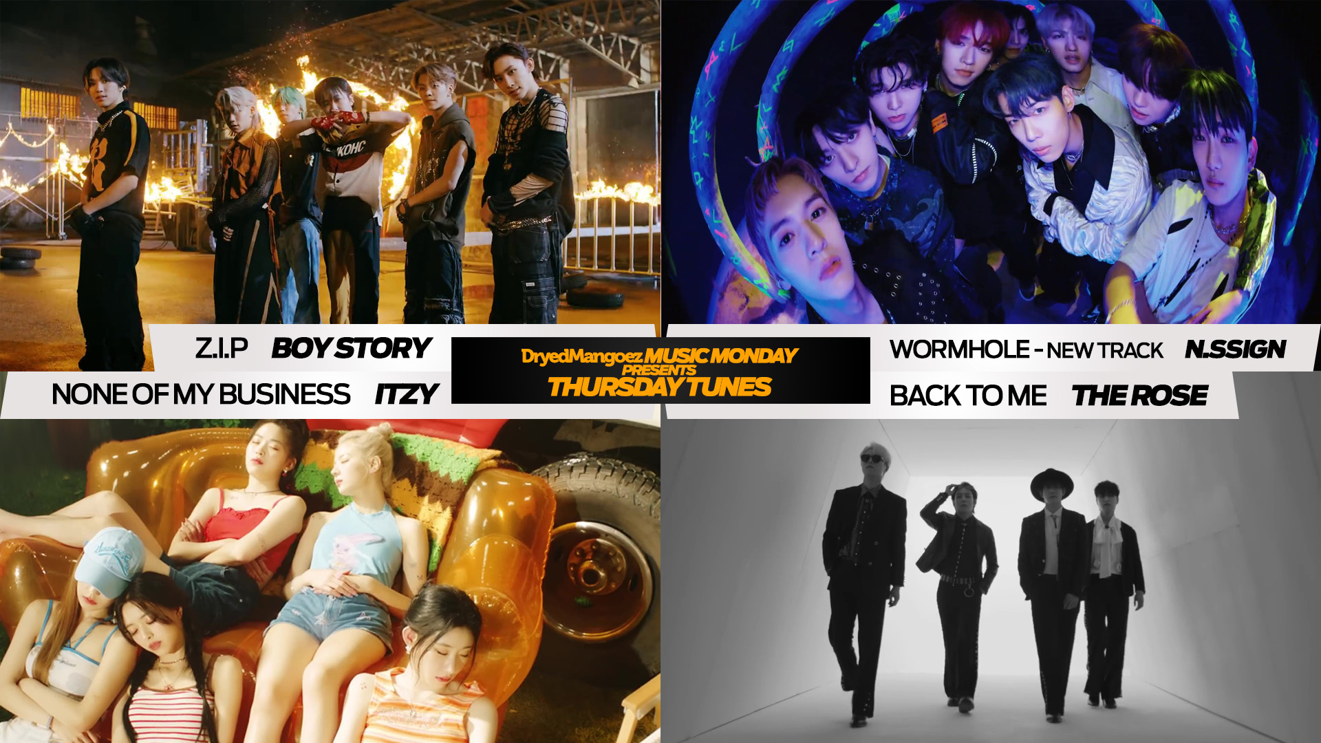 Thursday Tunes, August 10, 2023 – Boy Story, n.SSign, ITZY, The Rose