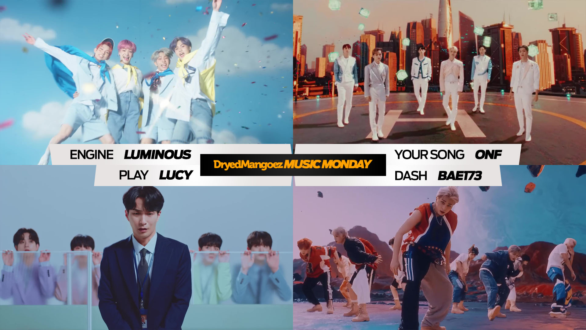 Music Monday, August 22, 2022 (Part 1) – LUMINOUS, ONF, LUCY, BAE173