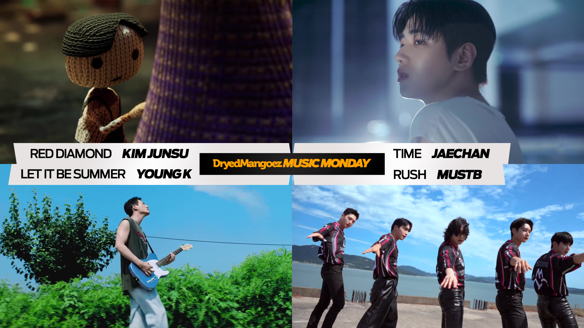 Music Monday, August 28, 2023 – Kim Junsu, Jaechan, Young K, MUSTB