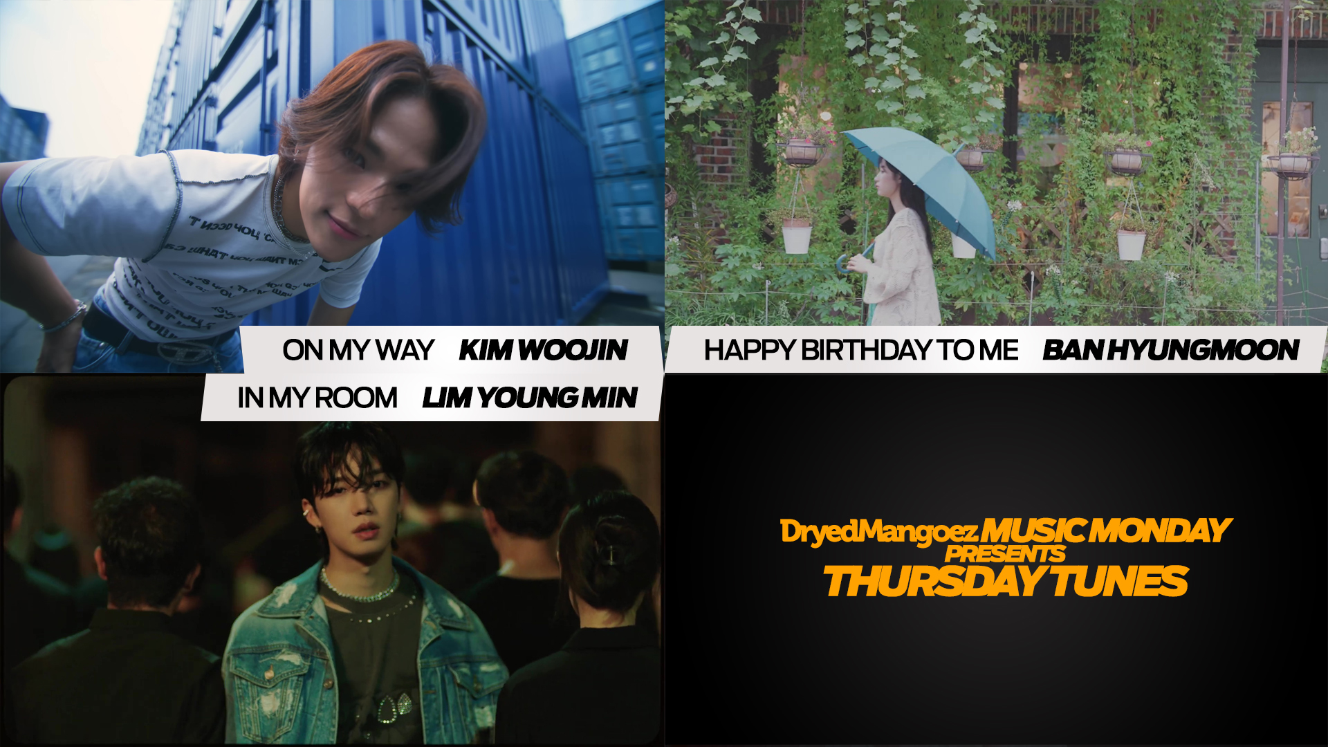 Thursday Tunes, August 31, 2023 – Kim Woojin, Ban Hyungmoon, Lim Young Min