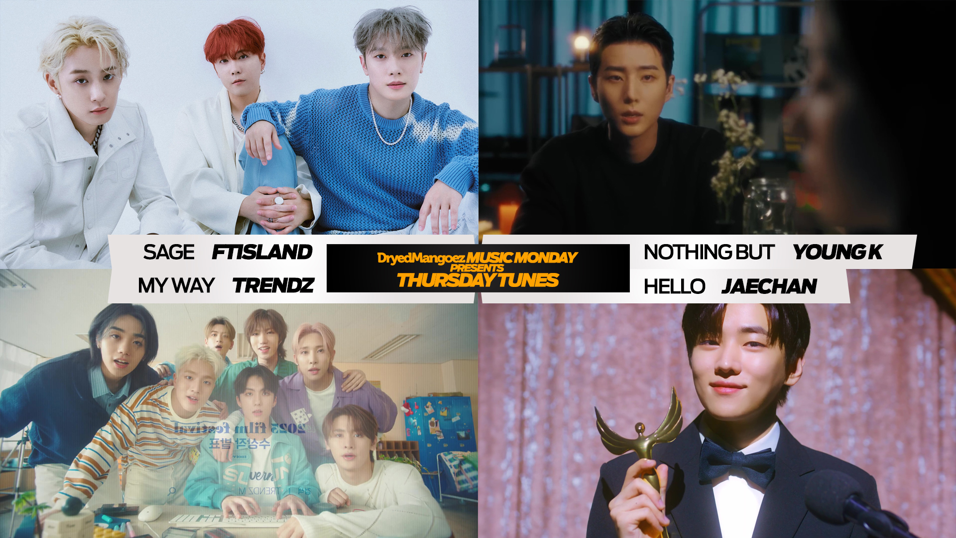 Thursday Tunes, September 7, 2023 – FTISLAND, Young K, TRENDZ, Jaechan