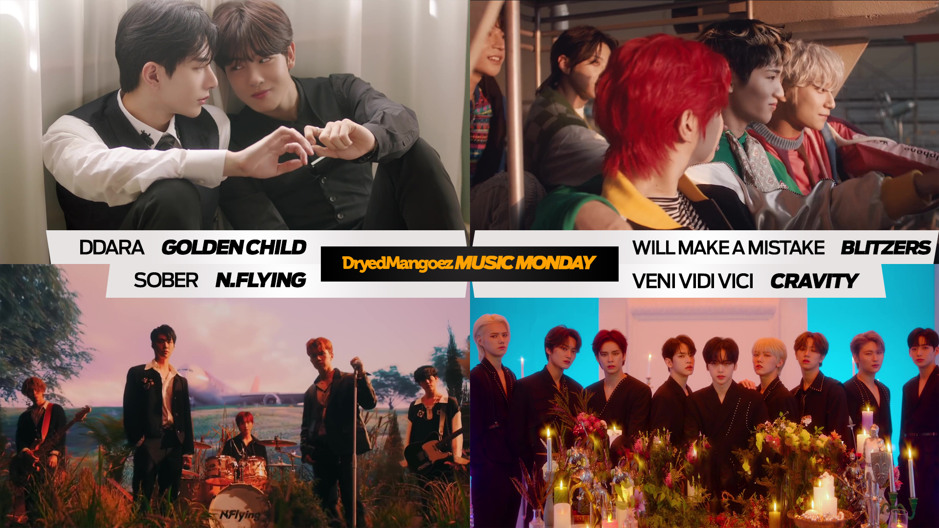 Music Monday, October 11, 2021 – Growth and Maturity from Golden Child, BLITZERS, N.Flying, CRAVITY