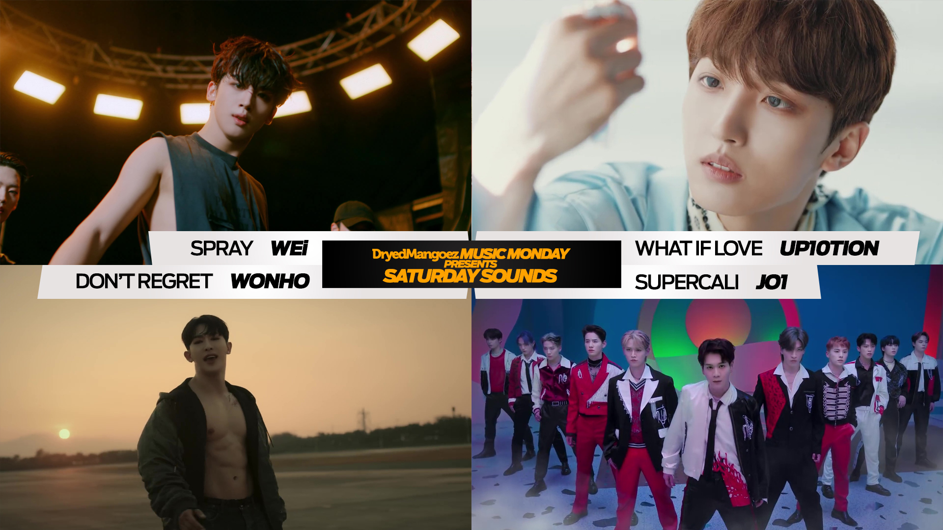 Saturday Sounds, October 22, 2022 – WEi, UP10TION, Wonho and JO1