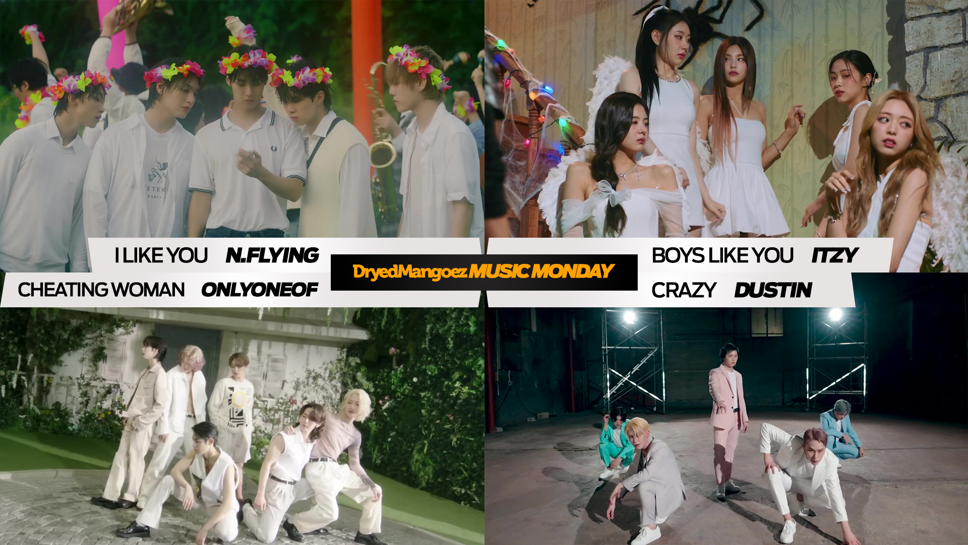 Music Monday, October 24, 2022 – N.Flying, ITZY, OnlyOneOf, DUSTIN